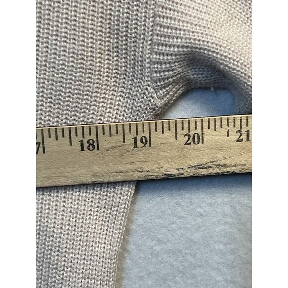 ATM XS Sweater Pullover Top pale pink Rib Knit V-Neck‎ - Picture 5 of 10